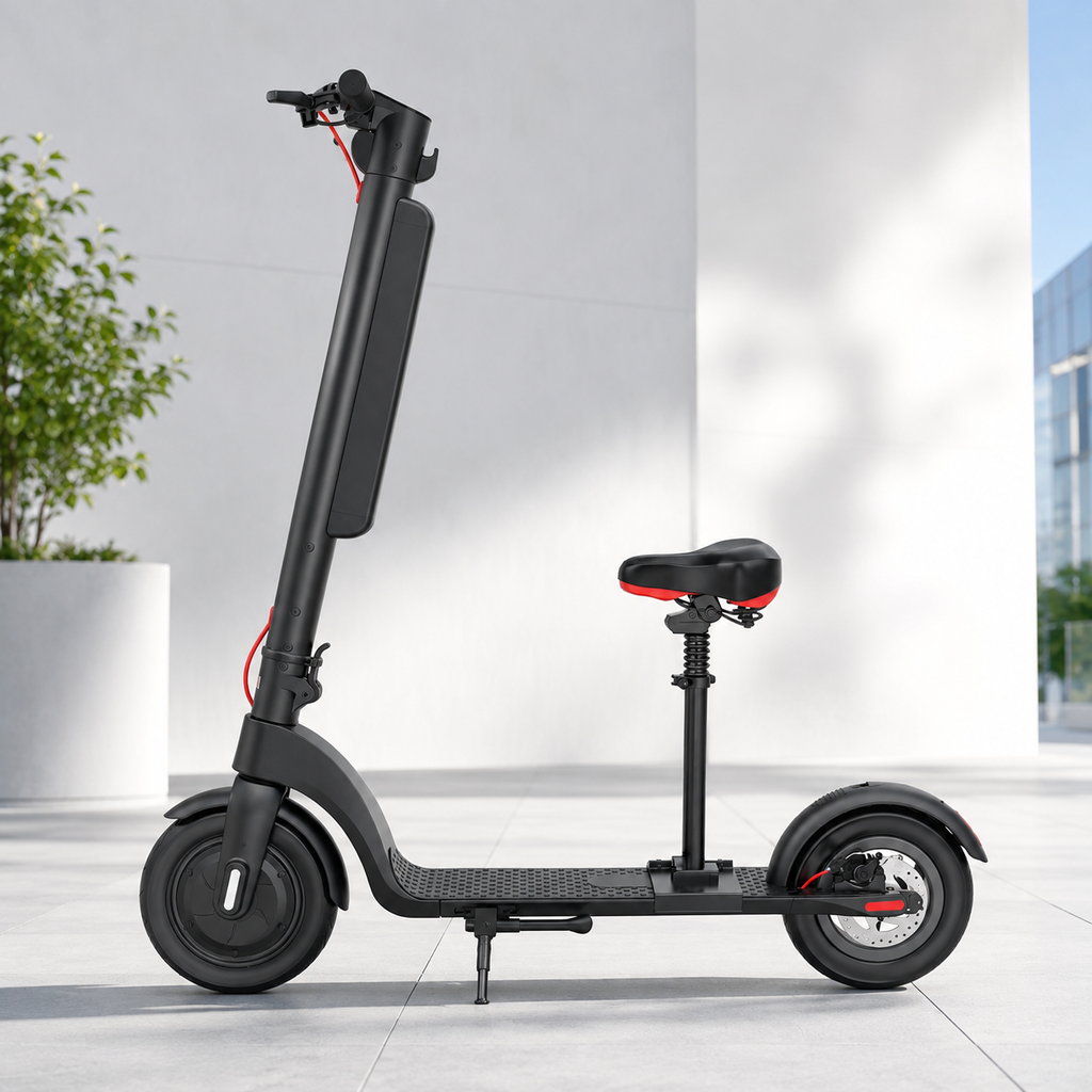 HX X8 Electric Scooter | 350W Motor, 10" Fat Tires & Foldable Design