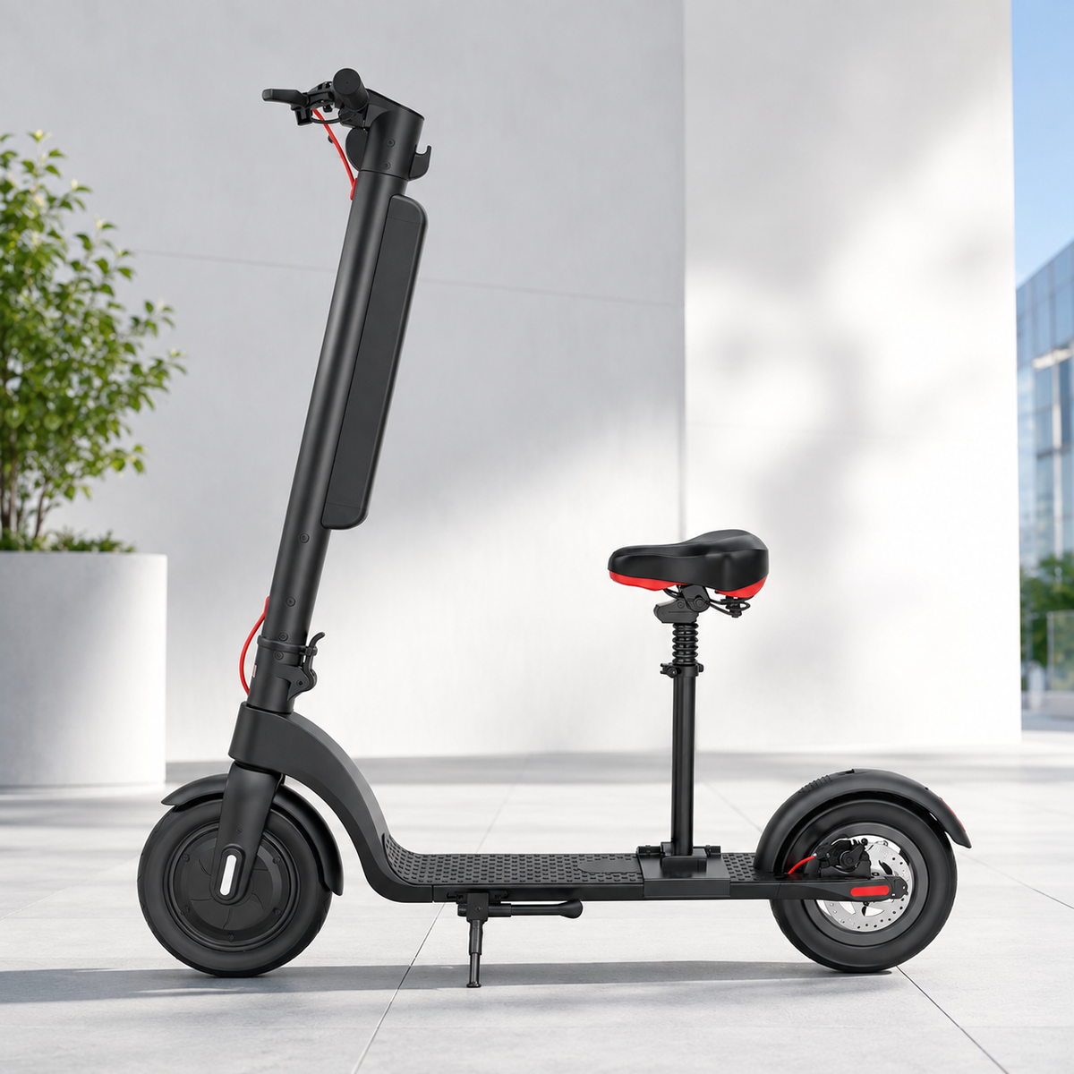 HX X8 Electric Scooter | 350W Motor, 10" Fat Tires & Foldable Design