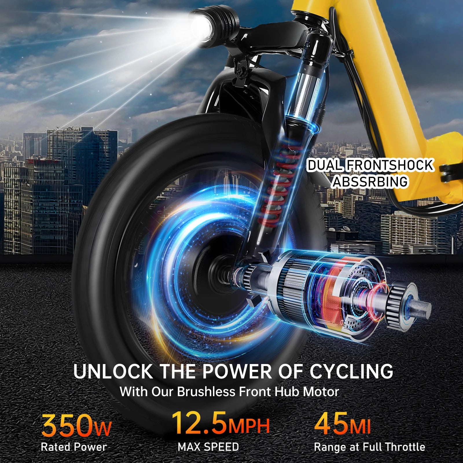 500W Peak Electric Trike Bike for Adults – Folding 3 Wheel Ebike with 480Wh Removable Battery, Step-Thru Frame, 2-Seat Design, Up to 45 Miles Long Range, Stable Electric Tricycle for Parents & Family Rides