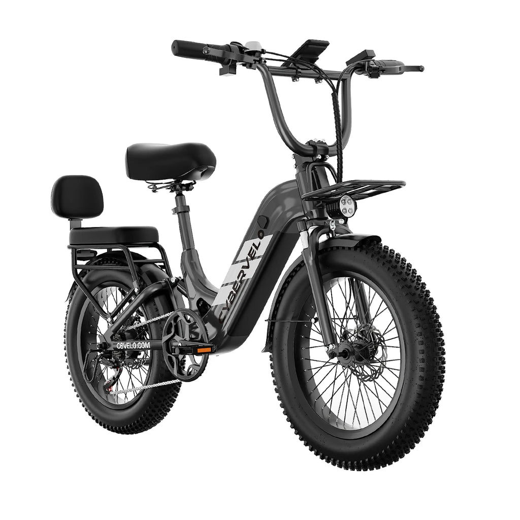 EK12 Electric Bike for Adults 1500W Peak, 48V 20Ah Battery, Up to 80 Miles Range, 20" Step-Thru Commuter E-Bike