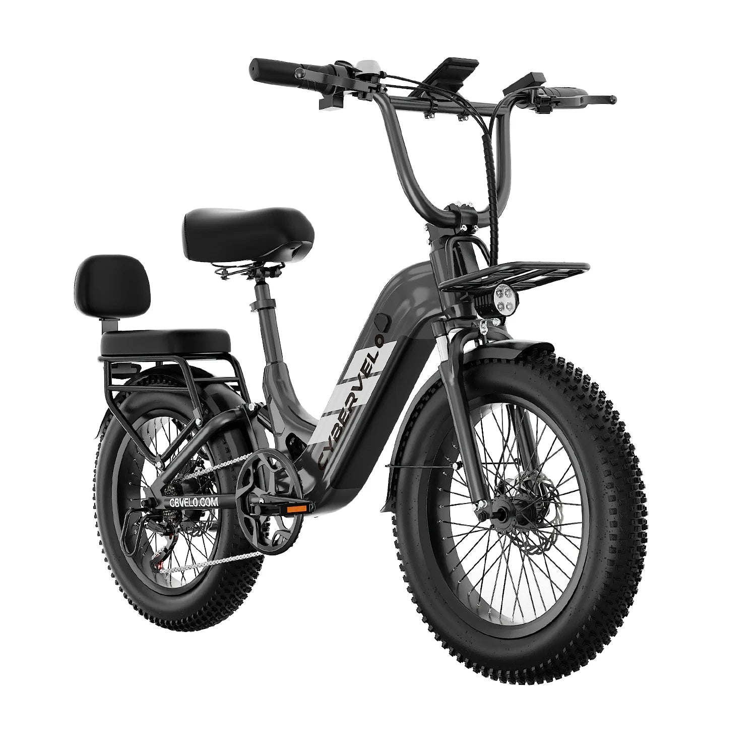 EK12 Electric Bike for Adults 1500W Peak, 48V 20Ah Battery, Up to 80 Miles Range, 20" Step-Thru Commuter E-Bike