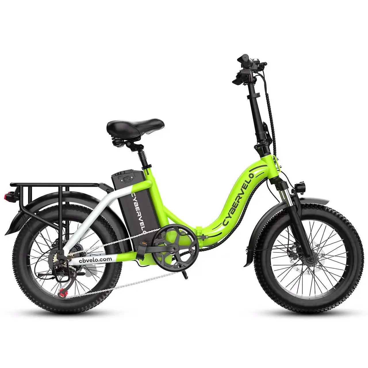 MARS700 1000W Peak Foldable Electric Bike – 28+ MPH, Up to 80 Miles Range, 48V 20Ah Removable Battery