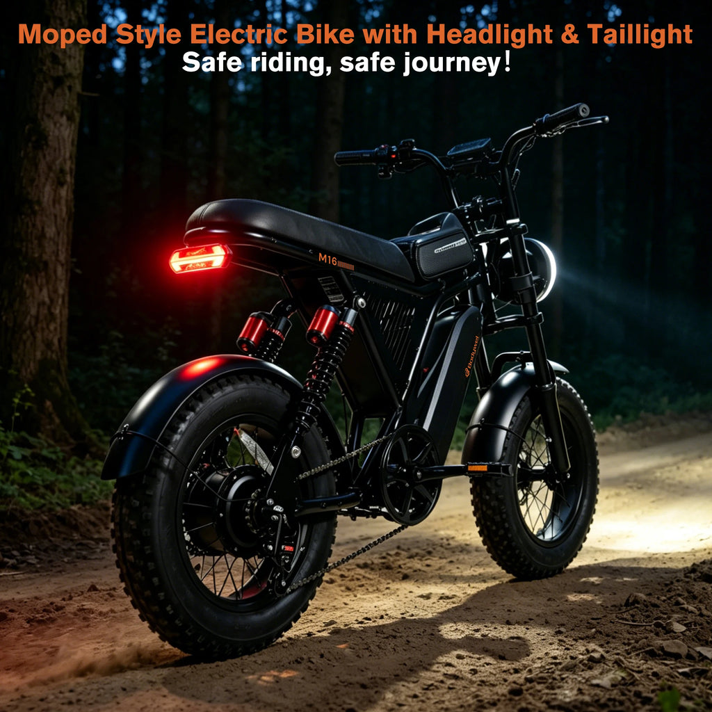 Bodywel M16 Off-Road Electric Bike 1500W | 48V 15.6Ah | 16" Fat Tire E-Bike