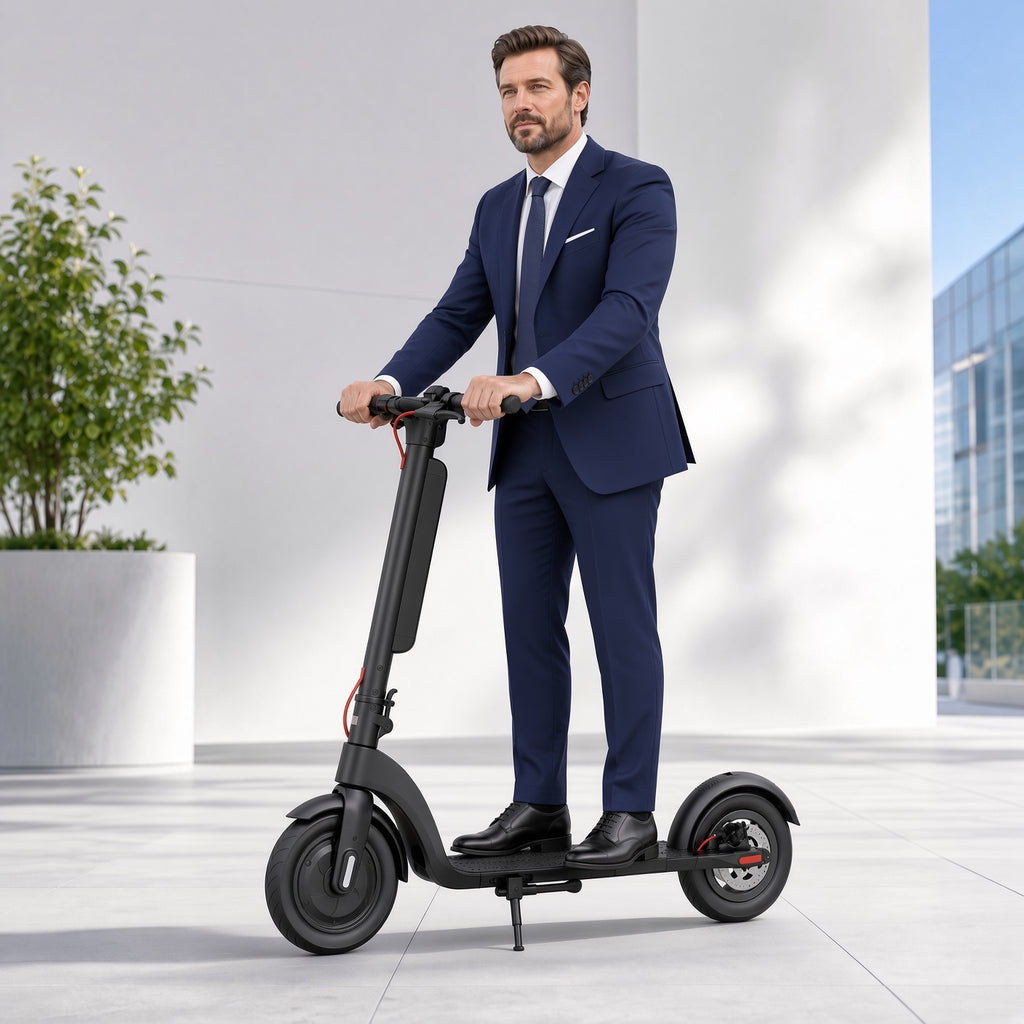 HX X8 Electric Scooter | 350W Motor, 10" Fat Tires & Foldable Design