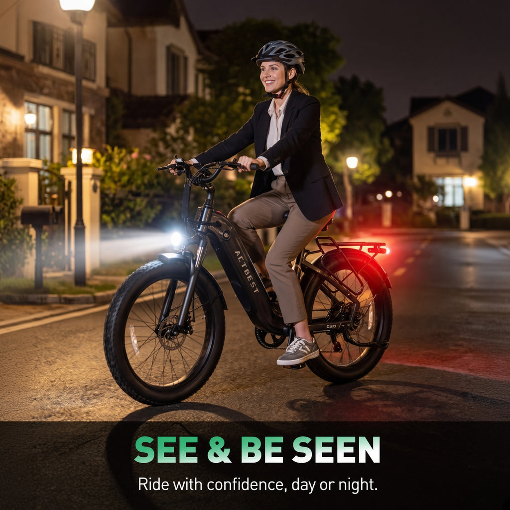 Actbest Ranger 2.0 24" Fat Tire Electric Bike 48V 15.6Ah