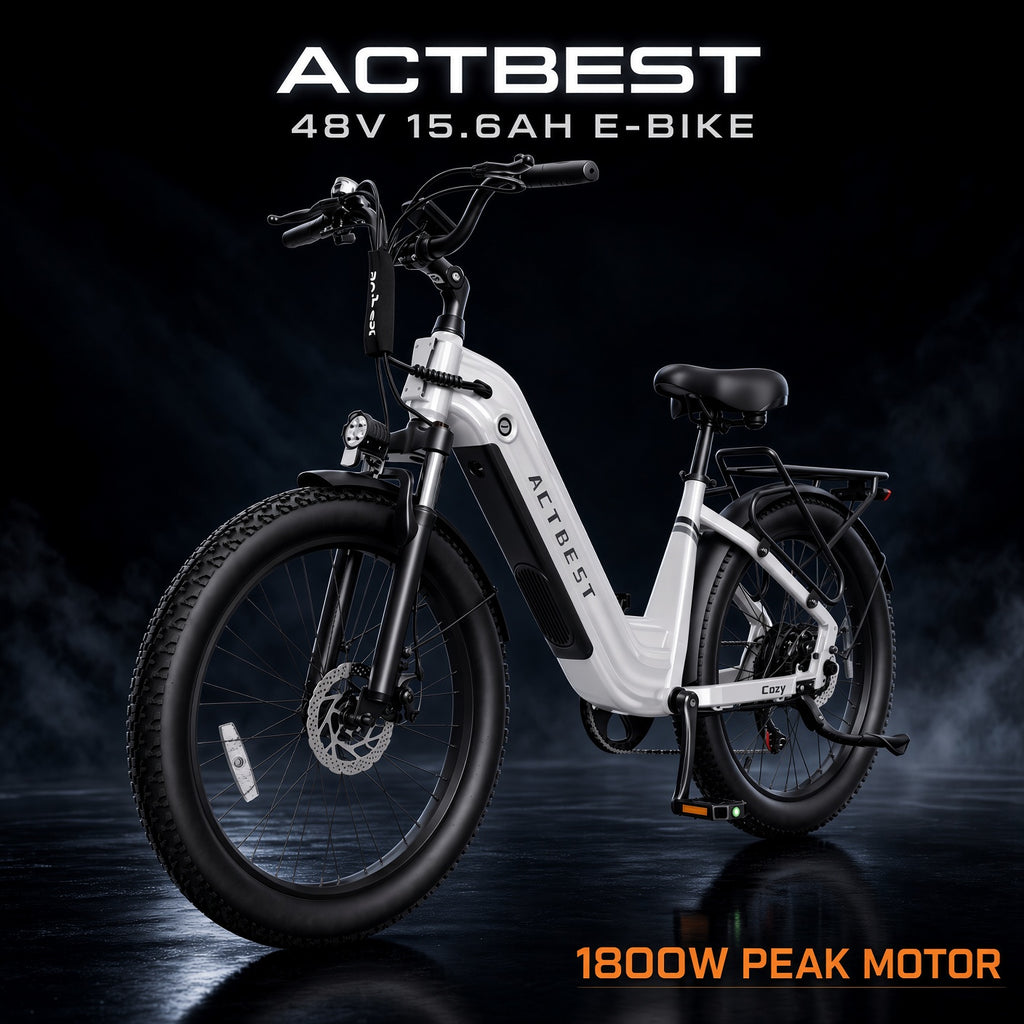 Actbest Ranger 2.0 24" Fat Tire Electric Bike 48V 15.6Ah