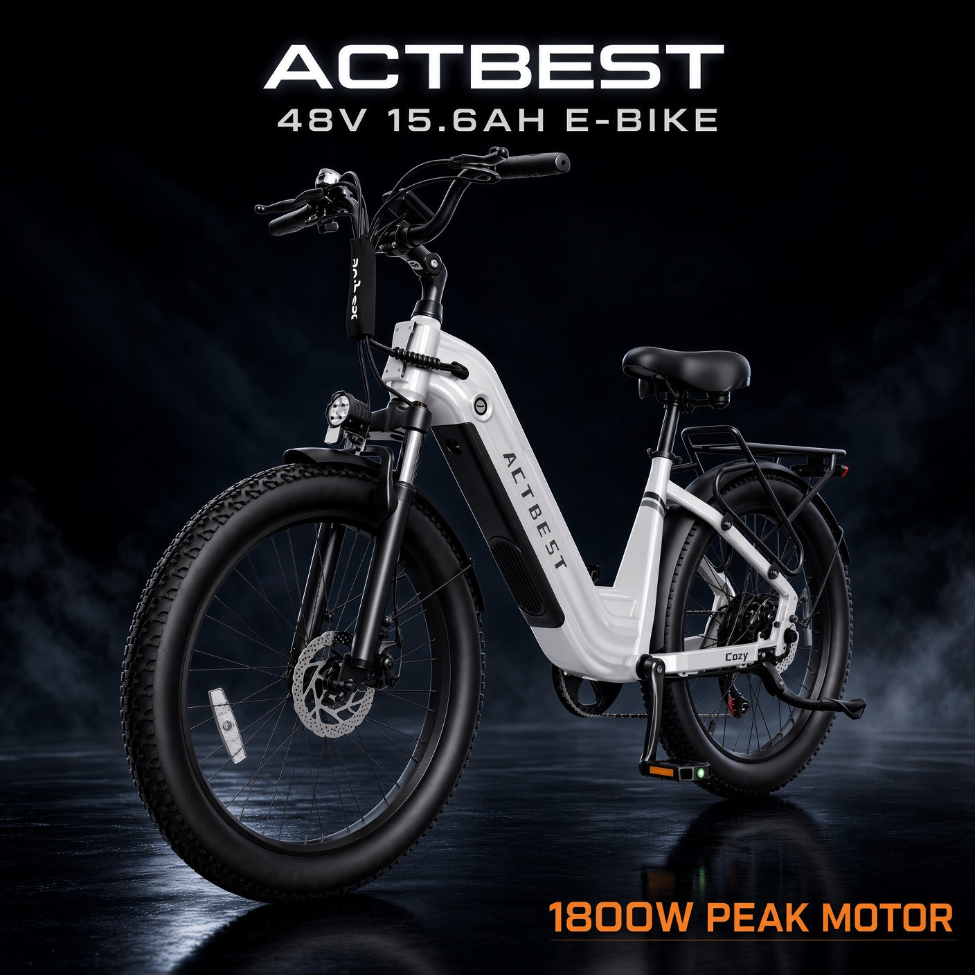 Actbest Ranger 2.0 24" Fat Tire Electric Bike 48V 15.6Ah