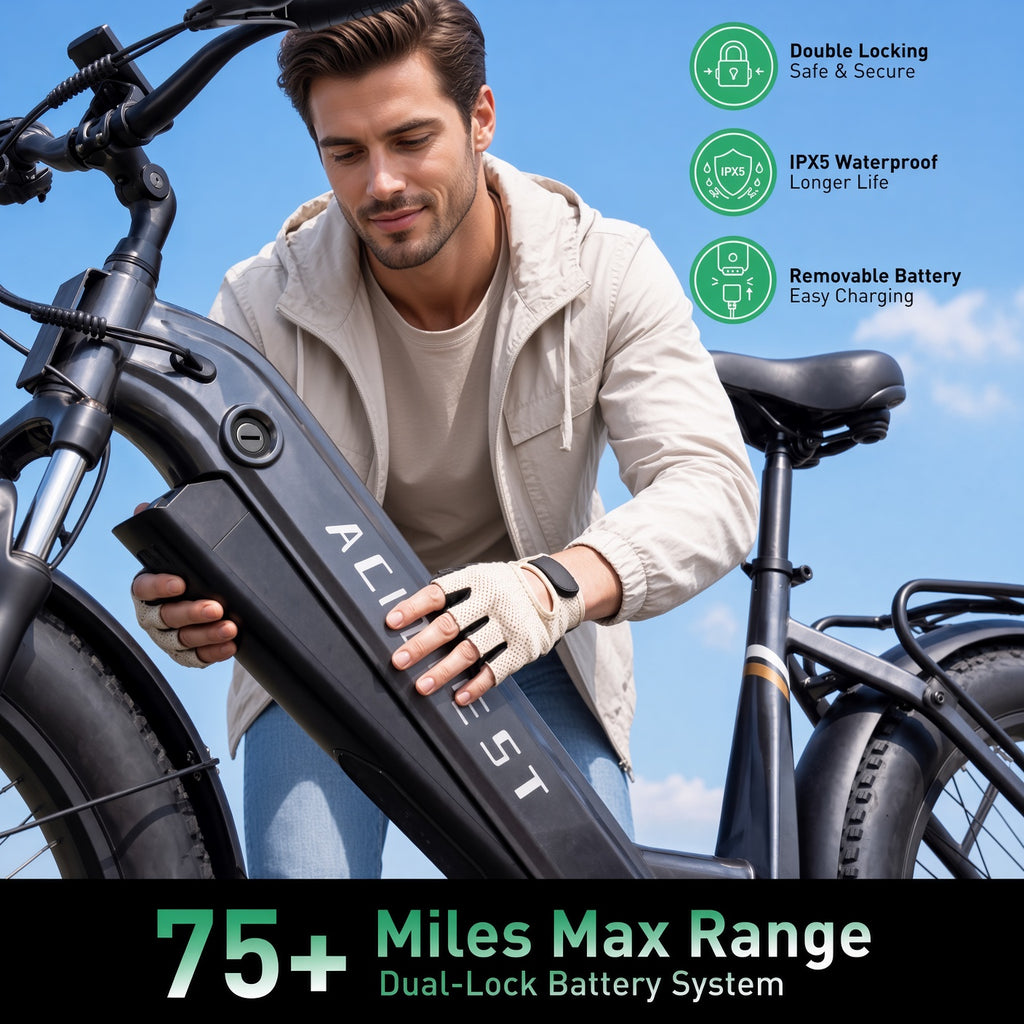 Actbest Ranger 2.0 24" Fat Tire Electric Bike 48V 15.6Ah