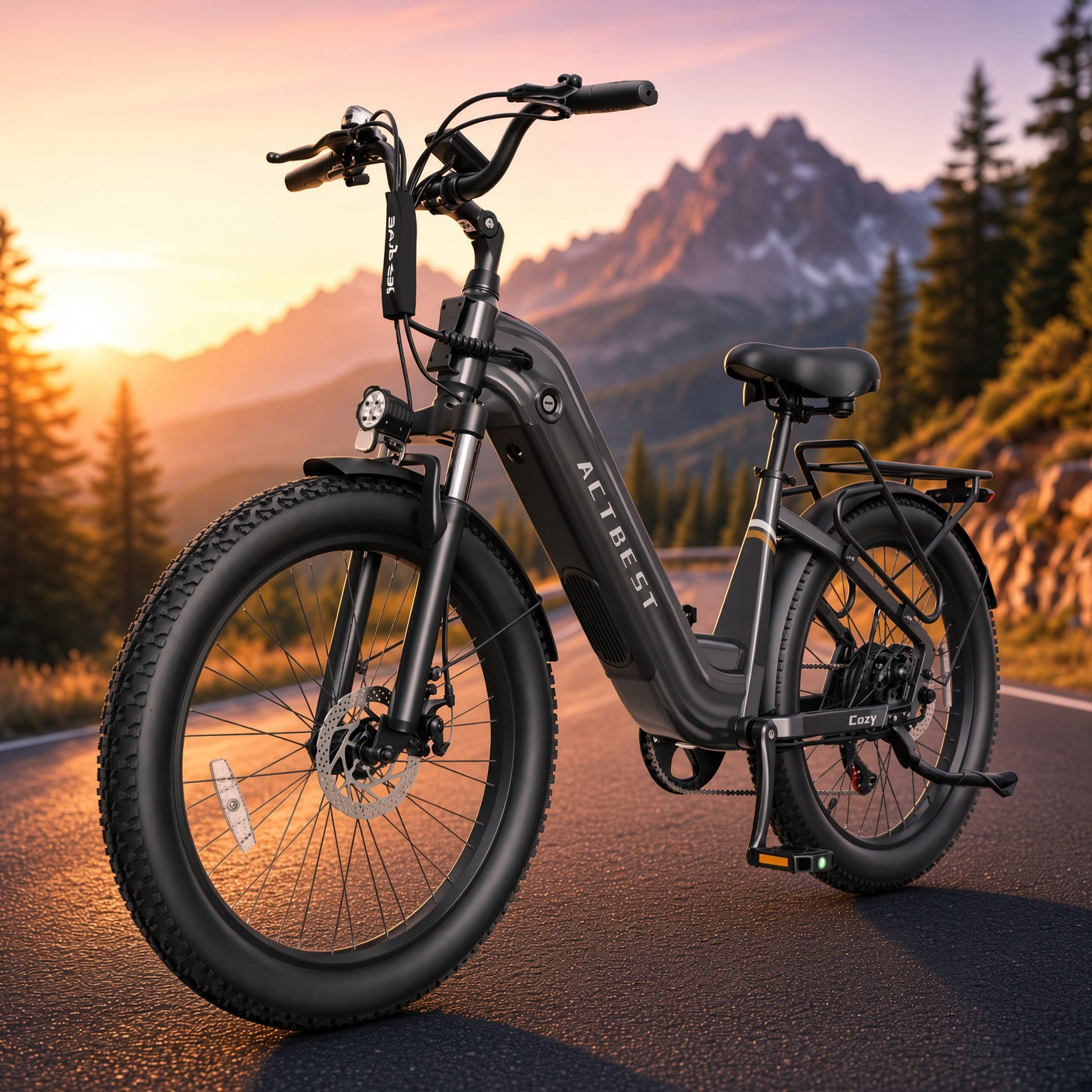 Actbest Ranger 2.0 24" Fat Tire Electric Bike 48V 15.6Ah