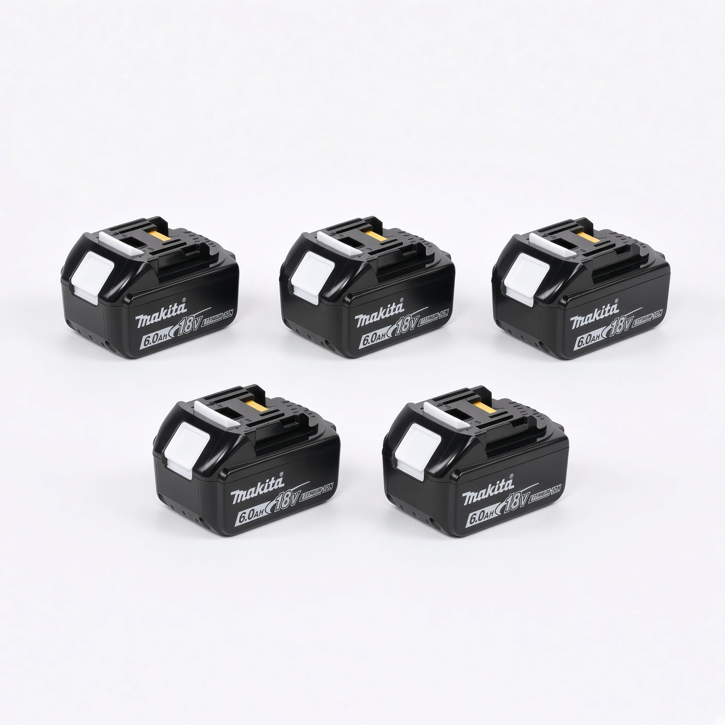🔥 (5 Pack) Makita 18V LXT BL1860B 6.0Ah Lithium-Ion Battery – OEM High Capacity