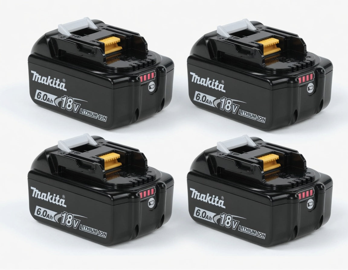 Makita 18V LXT BL1860B 6.0Ah Lithium-Ion Battery – OEM High Capacity