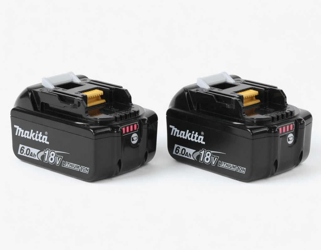 🔥 (2Pack) Makita 18V LXT BL1860B 6.0Ah Lithium-Ion Battery – OEM High Capacity