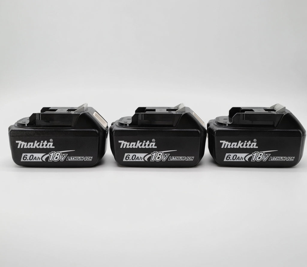 🔥 (3 Pack) Makita 18V LXT BL1860B 6.0Ah Lithium-Ion Battery – OEM High Capacity
