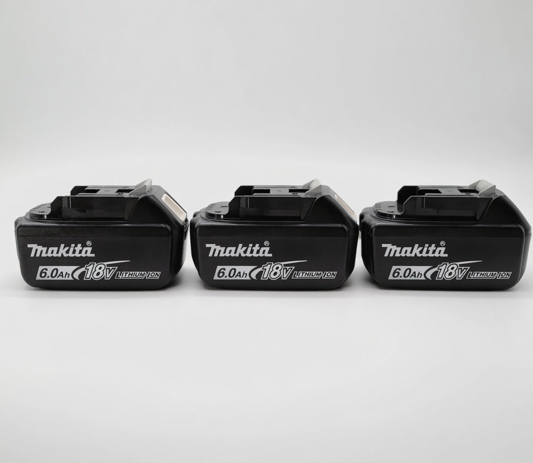 🔥 (3 Pack) Makita 18V LXT BL1860B 6.0Ah Lithium-Ion Battery – OEM High Capacity