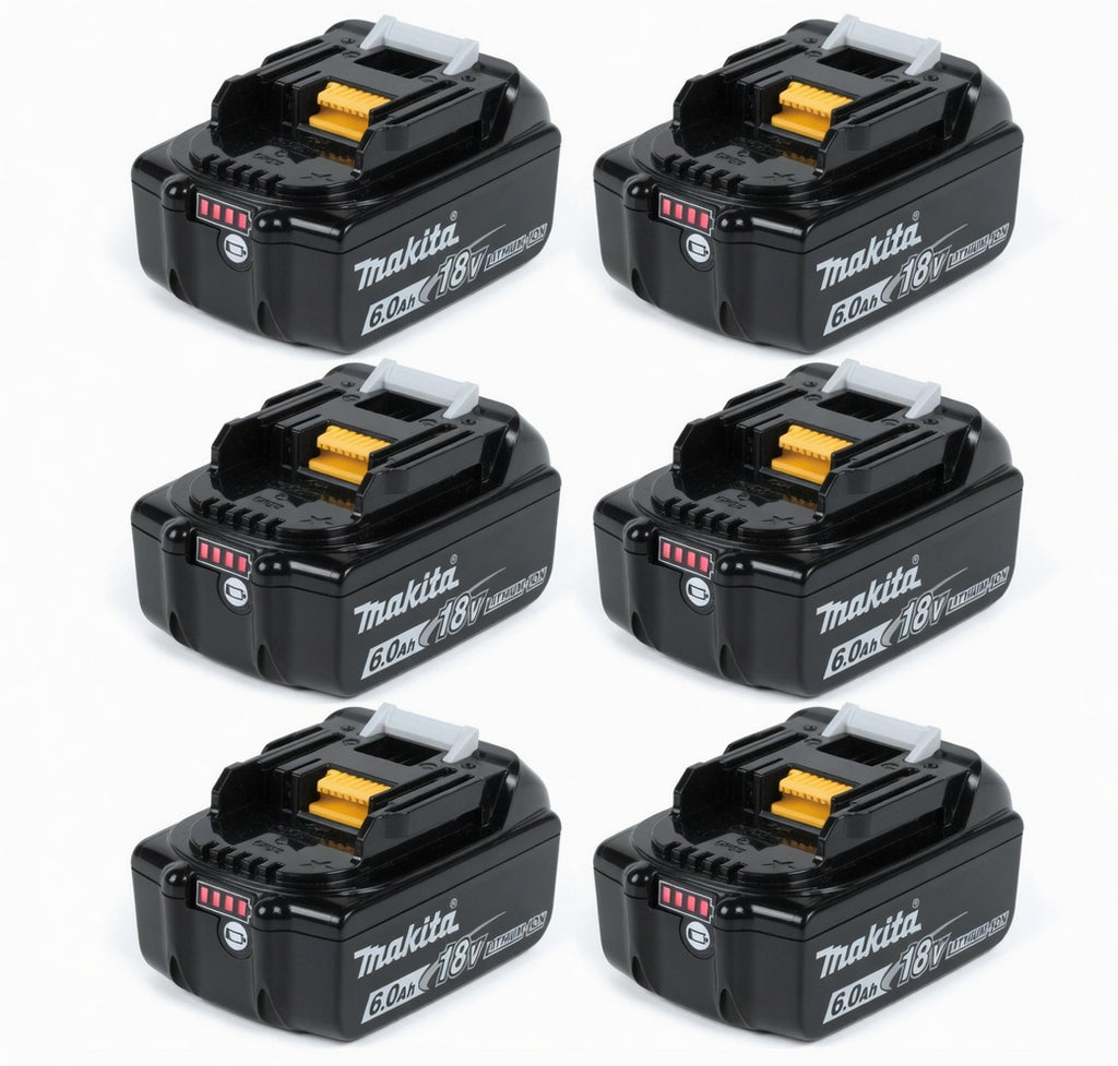 Makita 18V LXT BL1860B 6.0Ah Lithium-Ion Battery – OEM High Capacity