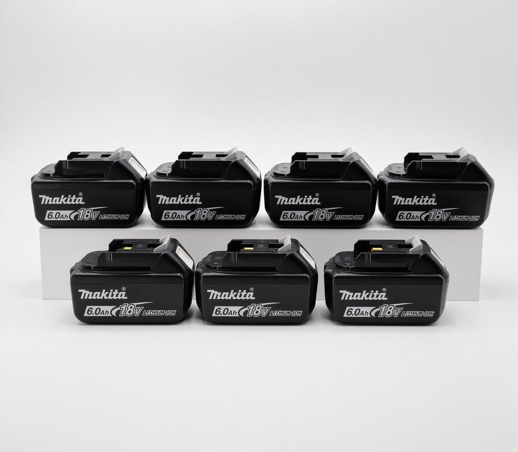 🔥 (7 Pack) Makita 18V LXT BL1860B 6.0Ah Lithium-Ion Battery – OEM High Capacity