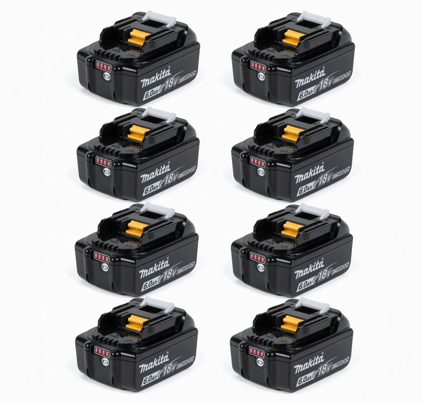 🔥 (8 Pack) Makita 18V LXT BL1860B 6.0Ah Lithium-Ion Battery – OEM High Capacity