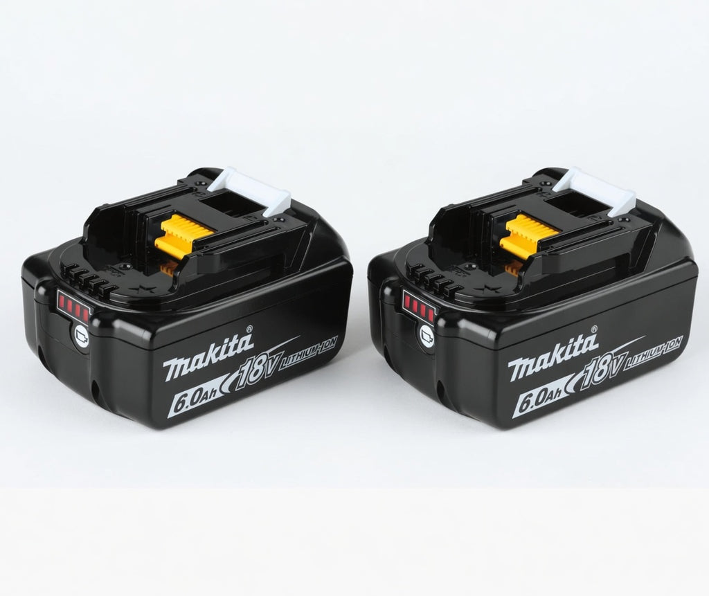 🔥 (2Pack) Makita 18V LXT BL1860B 6.0Ah Lithium-Ion Battery – OEM High Capacity
