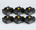 🔥 (6 Pack) Makita 18V LXT BL1860B 6.0Ah Lithium-Ion Battery – OEM High Capacity
