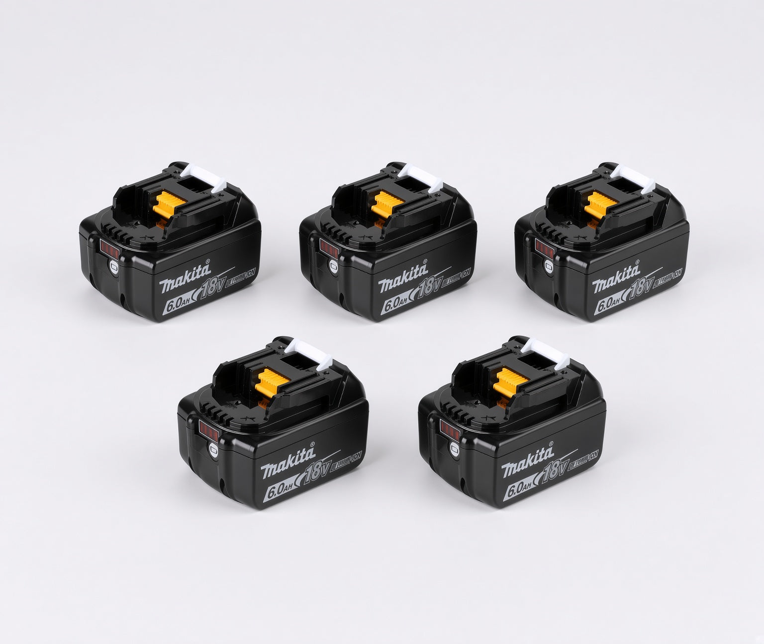 🔥 (5 Pack) Makita 18V LXT BL1860B 6.0Ah Lithium-Ion Battery – OEM High Capacity